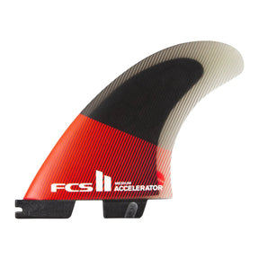 FCS II Accelerator PC Tri Retail Fins Red/Black#DérivesFcs
