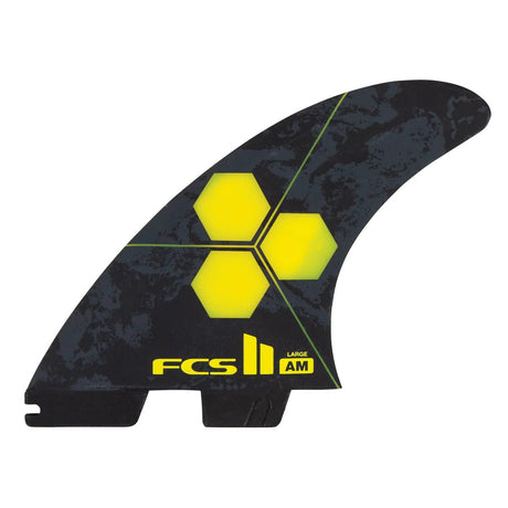 FCS II AM PC Tri - Quad Retail Fins Yellow#DérivesFcs