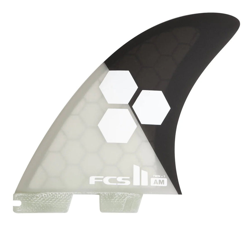 FCS II AM PC Twin + 1 Retail Fins Black/WhiteDérivesFcs