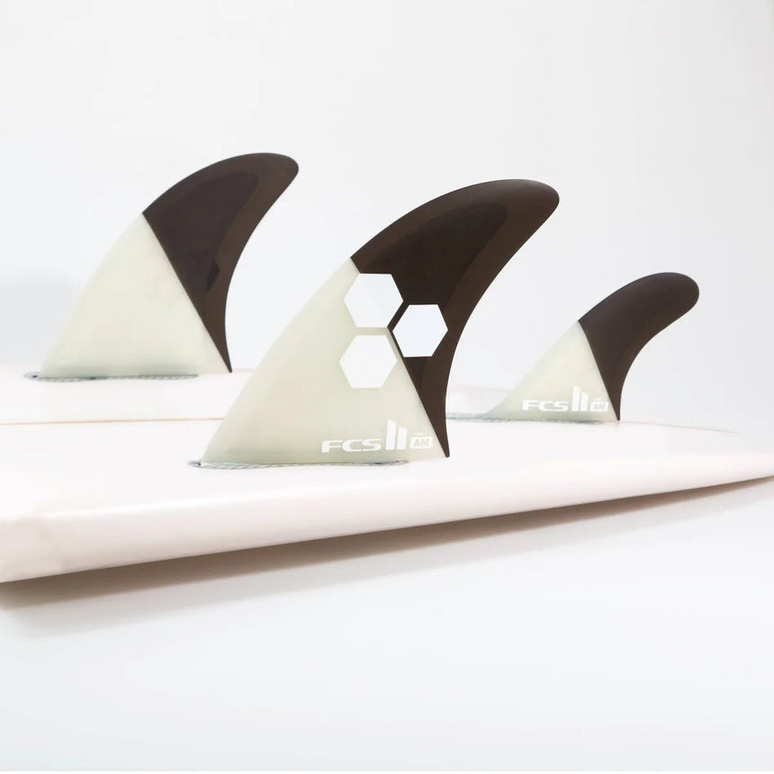 FCS II AM PC Twin + 1 Retail Fins Black/WhiteDérivesFcs