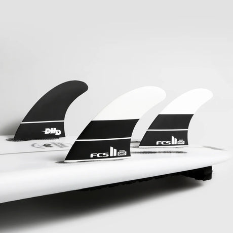 FCS II DH PC Tri Retail Fins Black/White#DérivesFcs
