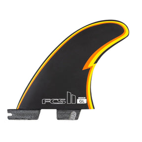FCS II GL PC Tri - Quad Retail Fins Black#DérivesFcs