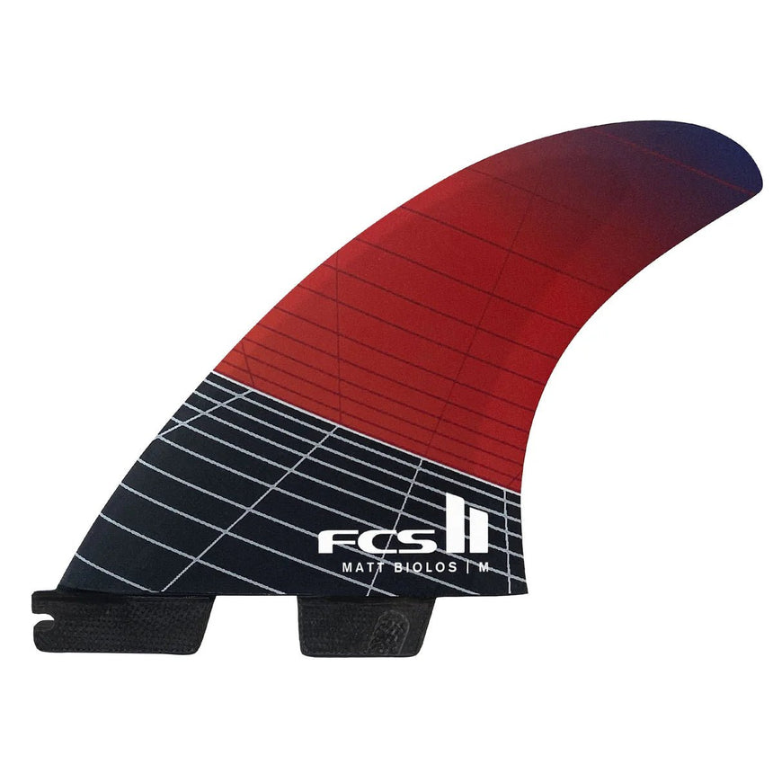 FCS II MB PC Carbon Tri - Quad Retail Fins Red#DérivesFcs