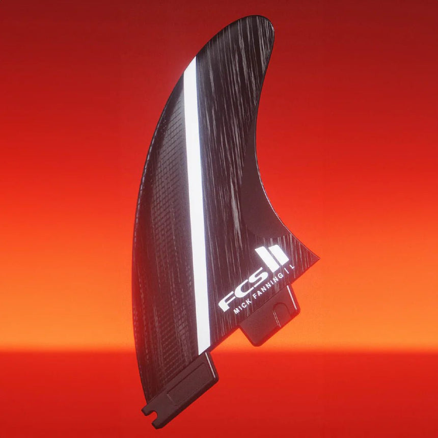FCS II MF GlassFibre Fusion Smoke/White Tri Retail Fins - Derives SurfDérivesFcs