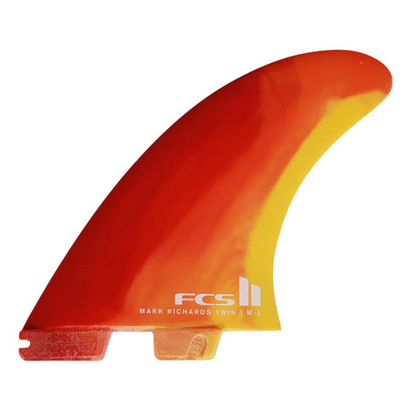 FCS II MR Twin+1 PC Sunset Swirl Retail Fins - Derives de SurfDérivesFcs