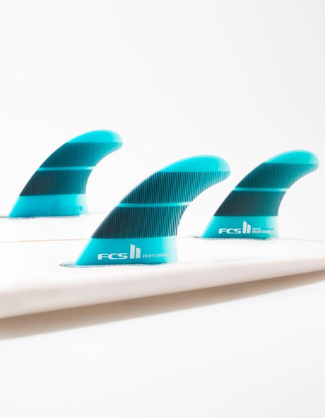 FCS II Performer Neo Glass Tri Fins TealDérivesFcs