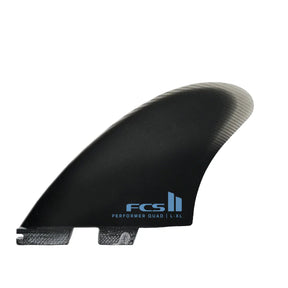 FCS II Performer Quad PG - Retail Fins Black#DérivesFcs