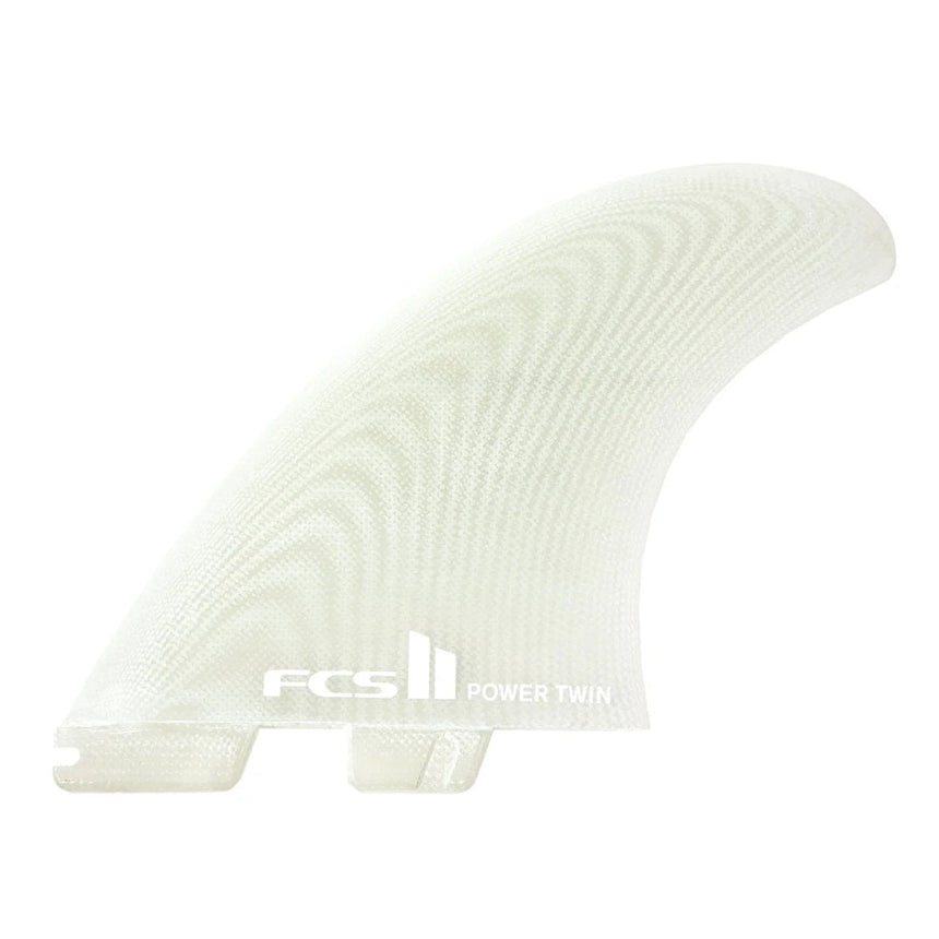 FCS II Power Twin + 1 PG Retail Fins Clear#DérivesFcs