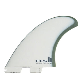 FCS II Power Twin+1 PG Natural/Alpine Retail Fins - Derives de SurfDérivesFcs