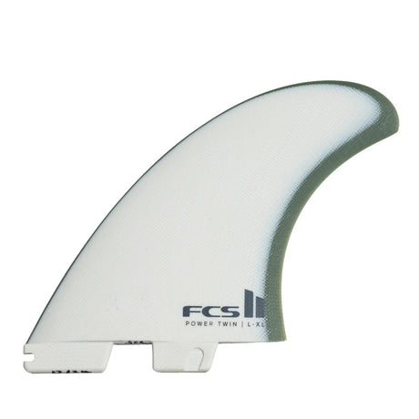 FCS II Power Twin+1 PG Natural/Alpine Retail Fins - Derives de SurfDérivesFcs