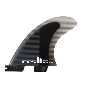 FCS II Reactor PC Tri Retail Fins Charcoal/Black#DérivesFcs