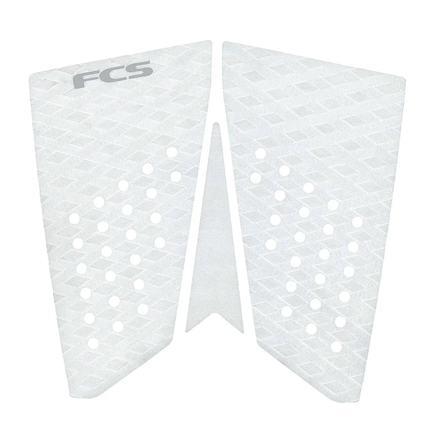 FCS T - 3 Fish Eco White/Cool Grey - Pad de SurfPadsFcs