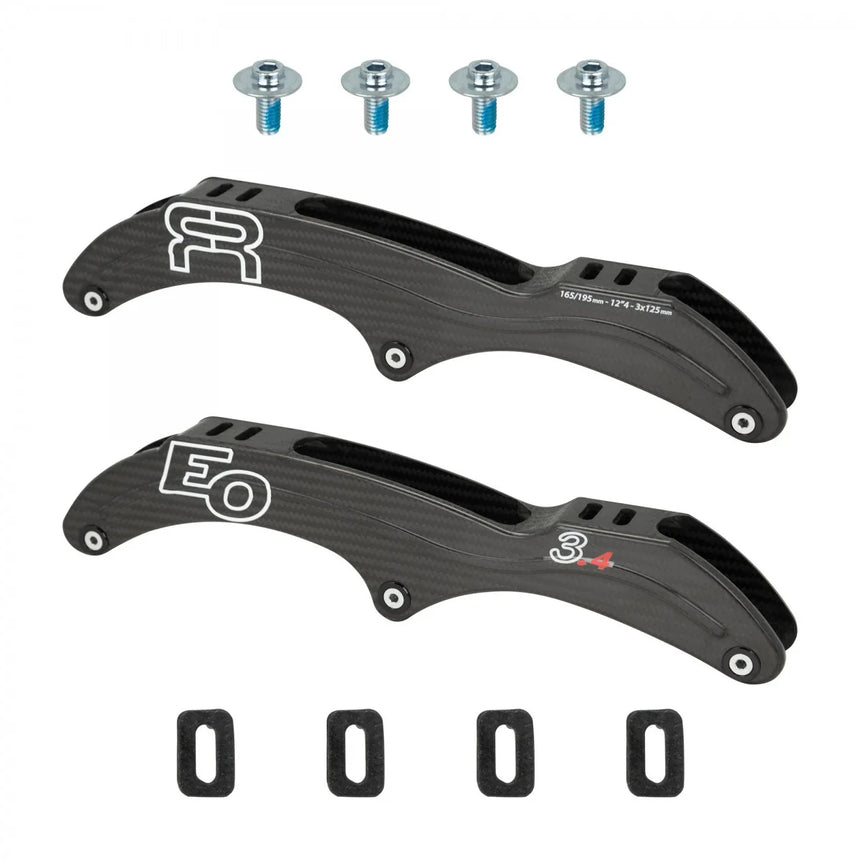 EO Carbon Rahmen H3 - 2X125+110 - 12"6 - Rollerplatten