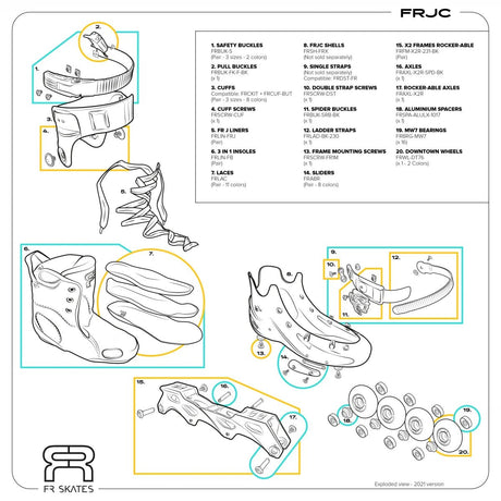 FR J Club - Rollers En Ligne Freeskate JuniorRollers FreeskateFr Skates