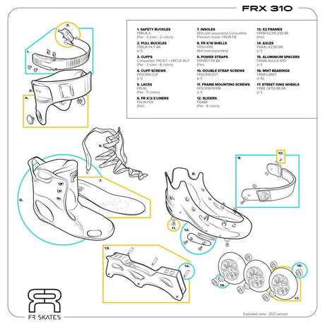 FRX 310 - Rollers En Ligne FreeskateRollers FreeskateFr Skates