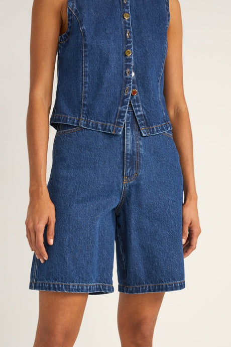 Gia Denim Jorts - Short FemmeShortsRhythm