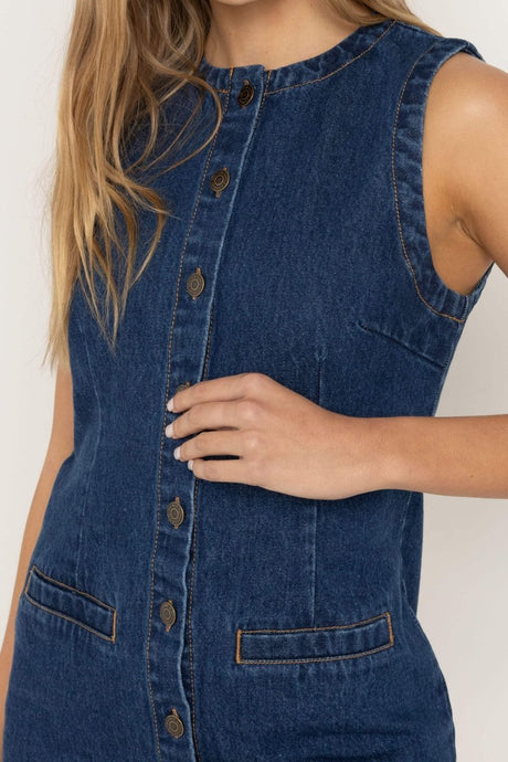 Gia Denim - Robe FemmeDressRhythm
