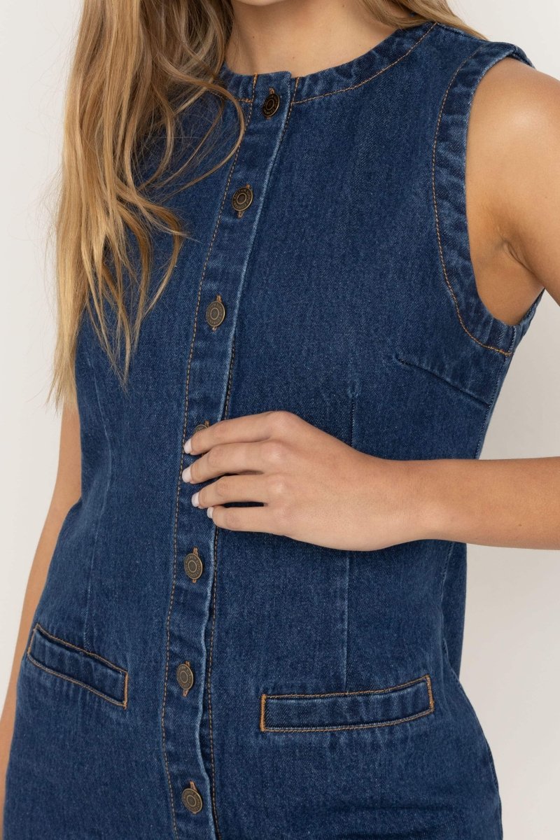 Gia Denim - Robe FemmeDressRhythm