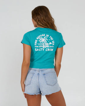 Good Times Baby T-Shirt Femme#Tee ShirtsSalty Crew