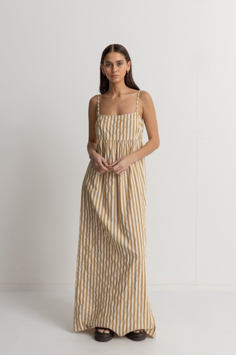 Goodtimes Stripe Robe Longue Femme#DressRhythm