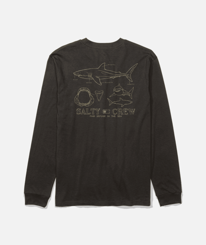 Great White - T Shirt Manches Longues HommeTee ShirtsSalty Crew