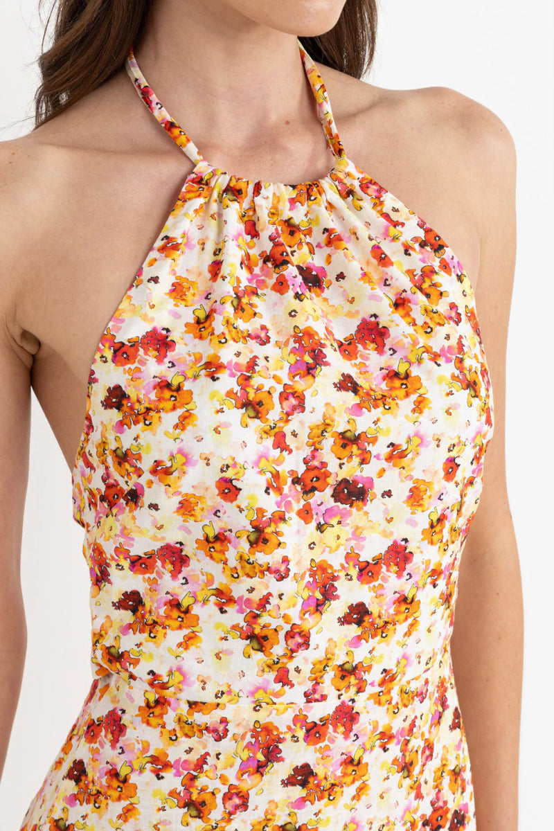Haven Floral Halter Mini - Robe Courte FemmeDressRhythm