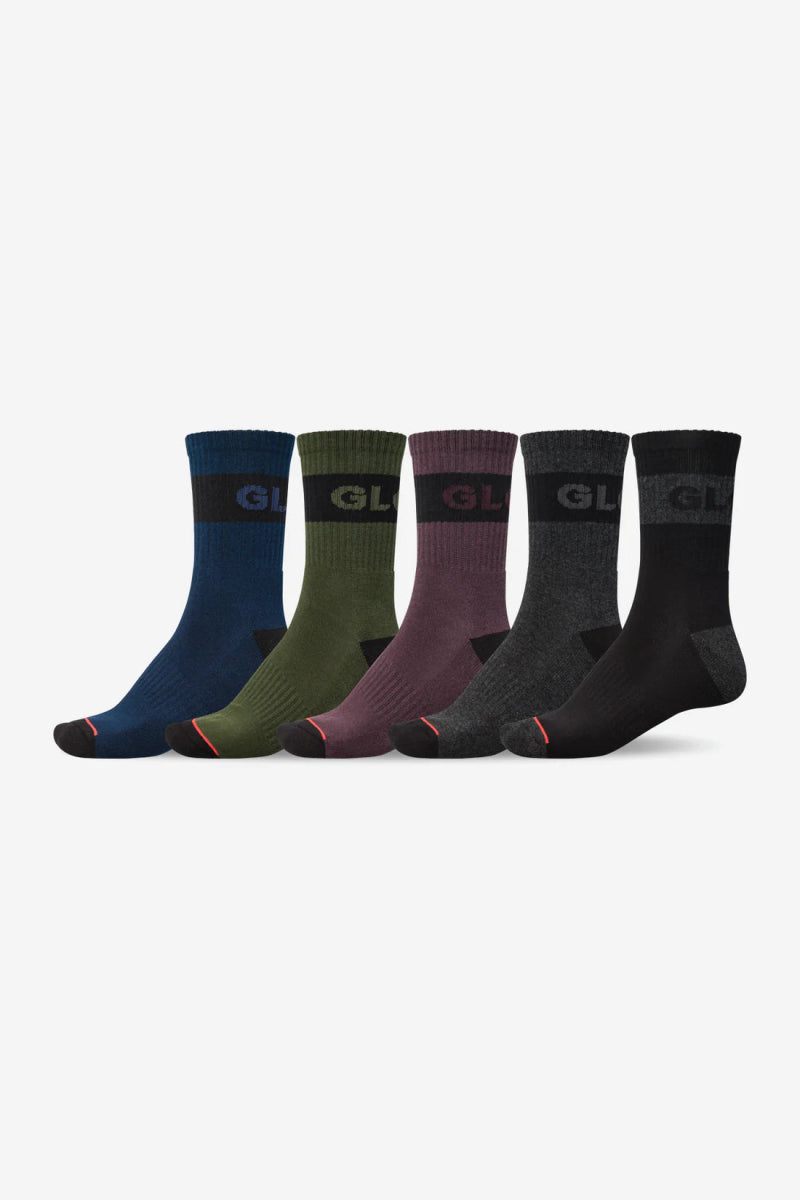 Horizon Crew 39 - 44,5 - Chaussettes Pack 5ChaussettesGlobe