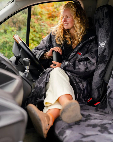 Housse De Siège Auto Double Camo NoirCar Seat CoverDryrobe