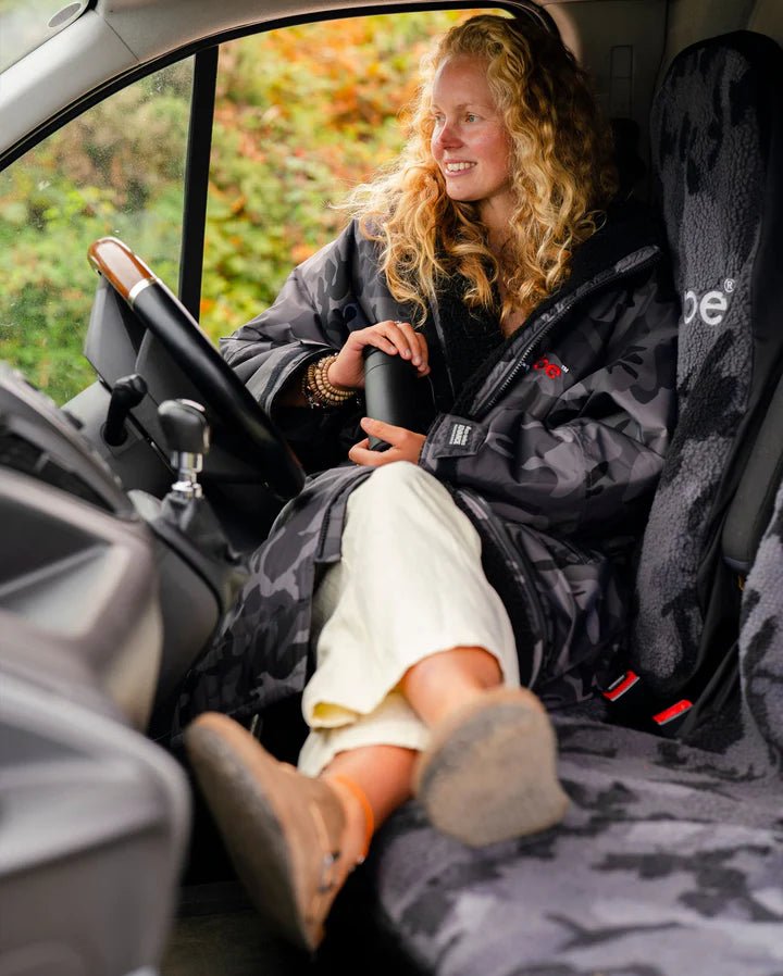 Housse De Siège Auto Double Camo NoirCar Seat CoverDryrobe
