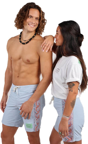 Jacky Light Blue Boardshort Unisexe#BoardshortsOxbow