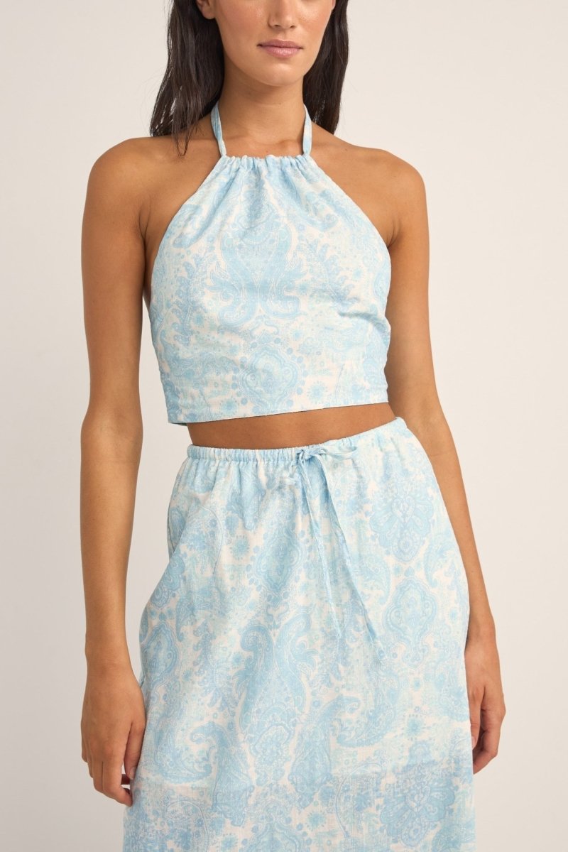 Jean Paisley Halter - Top FemmeDébardeursRhythm