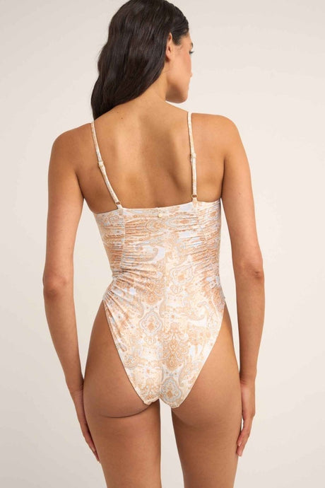 Jean Paisley Scrunched Side One Piece FemmeMaillots De BainRhythm