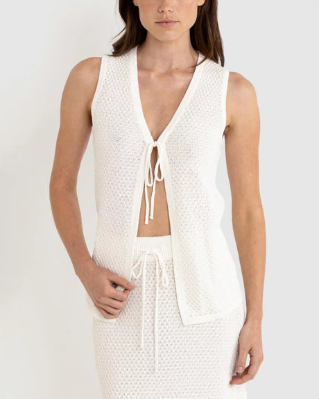 Jossie Longline Knit Vest - Gilet FemmePullRhythm