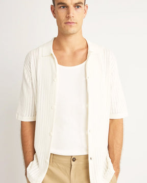 Knit Button Down Polo Homme#Tee ShirtsRhythm