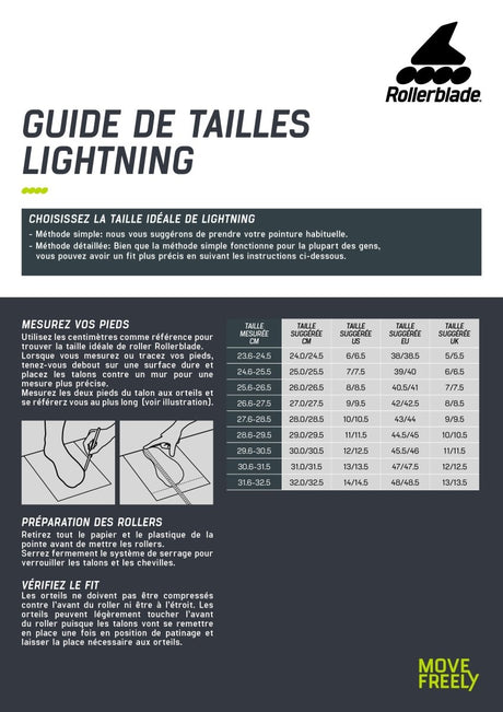 Lightning 110 Roller En Ligne Freestyle HommeRollers FreeskateRollerblade