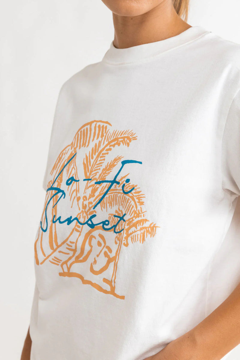 Lo Fi Sunset - S/S T-Shirt FemmeTee ShirtsRhythm