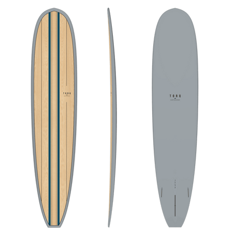 Long Tet Wood 9"1 Planche De Surf LongboardLongboardTorq