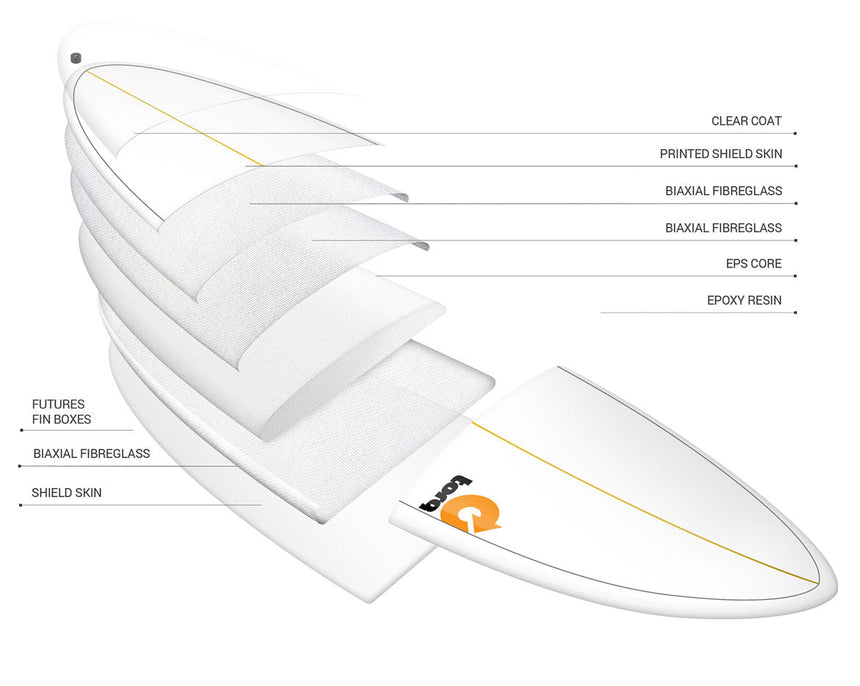 Long Tet Wood 9"1 Planche De Surf LongboardLongboardTorq