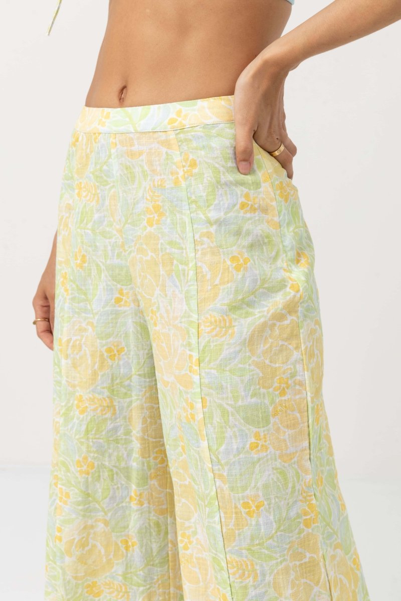 Magnolia Floral - Wide Leg Pantalon FemmePantalonsRhythm