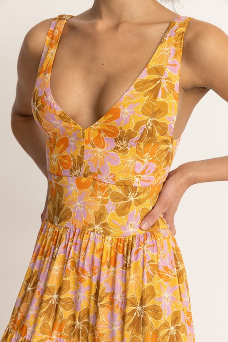 Mahana Floral Tiered - Robe Longue FemmeDressRhythm