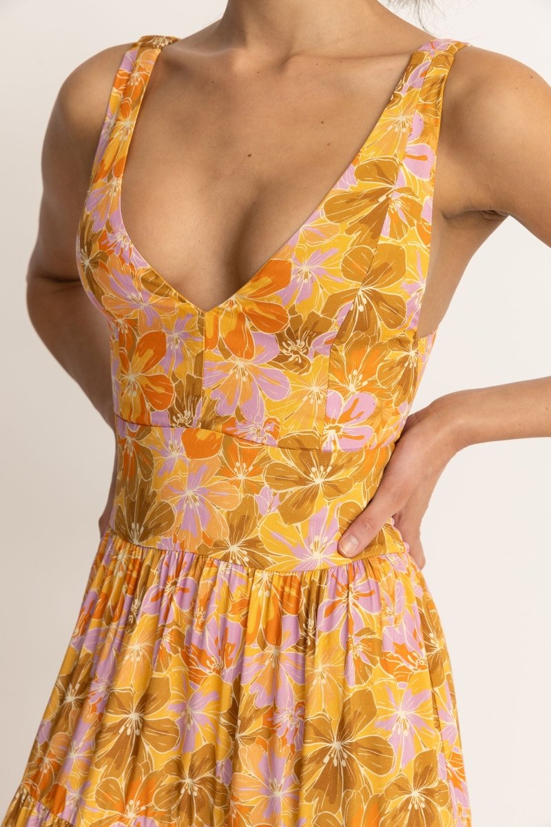 Mahana Floral Tiered - Robe Longue FemmeDressRhythm