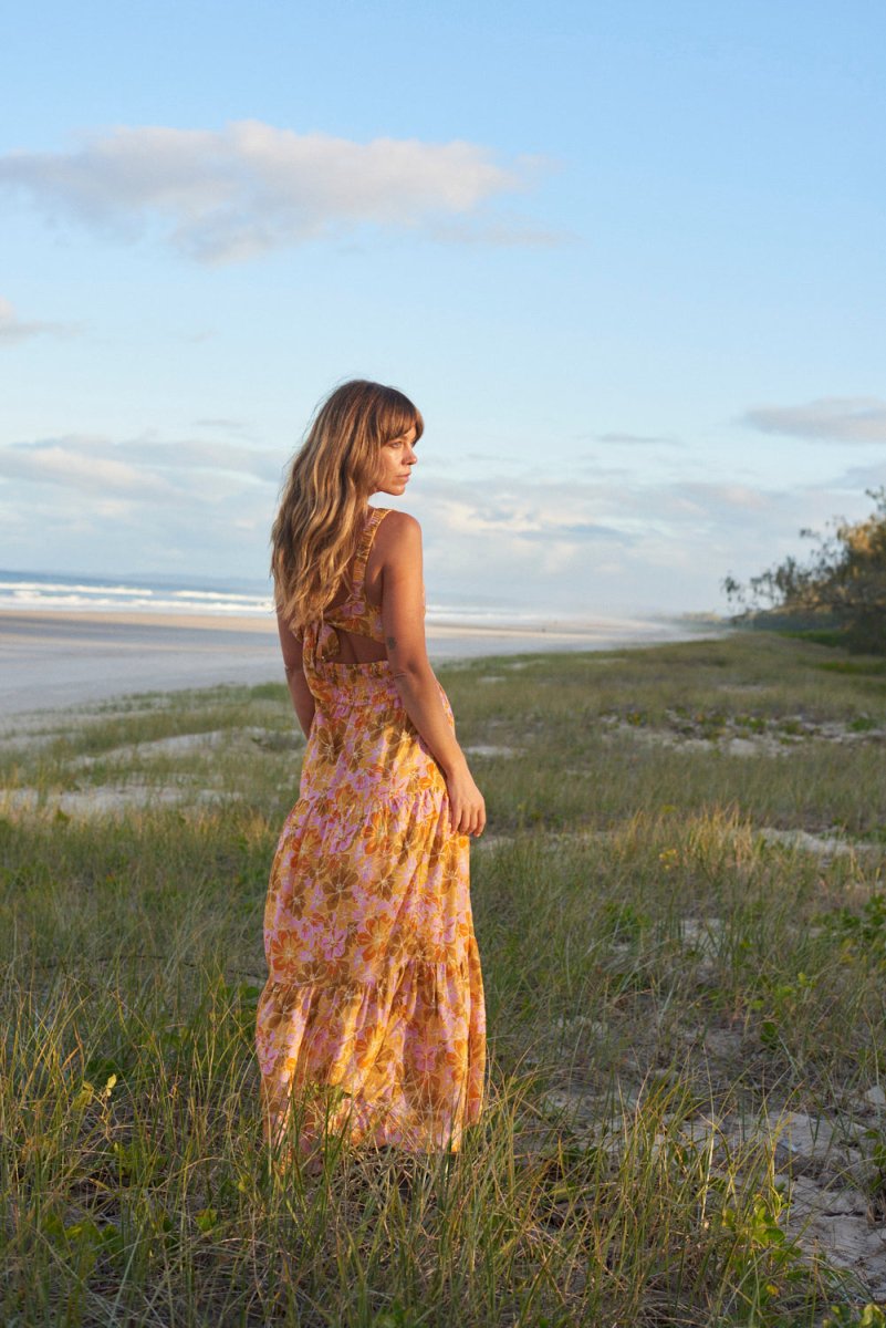 Mahana Floral Tiered - Robe Longue FemmeDressRhythm