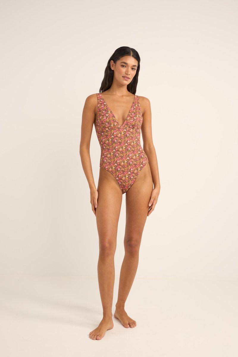 Marie Floral Classic One Piece Femme#Maillots De BainRhythm