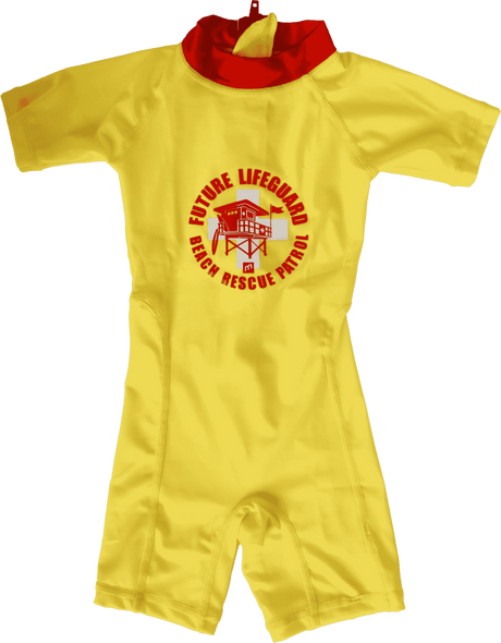Message Lifeguard - Shorty SPF 50+ S/S Lycra Surf BébéLycrasMdns