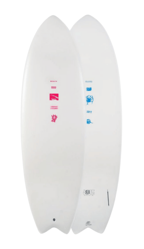 Misfit Beach Cloud SW Futures - Planche Surf FishFishSurftech