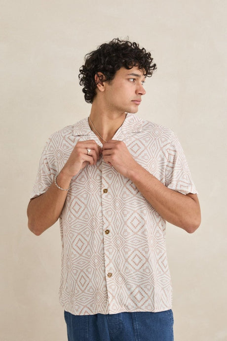 Mosaic SS Shirt - Chemise HommeChemisesRhythm
