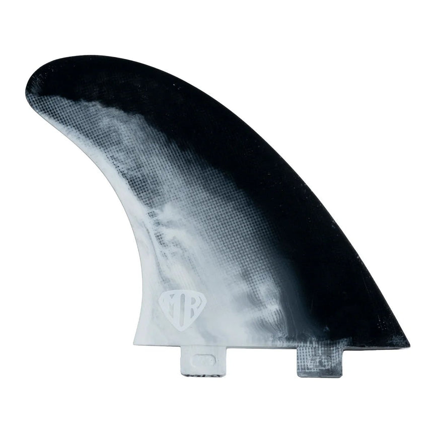 MR Twin +1 PC Black/White Swirl Retail Fins - Derives de SurfDérivesFcs