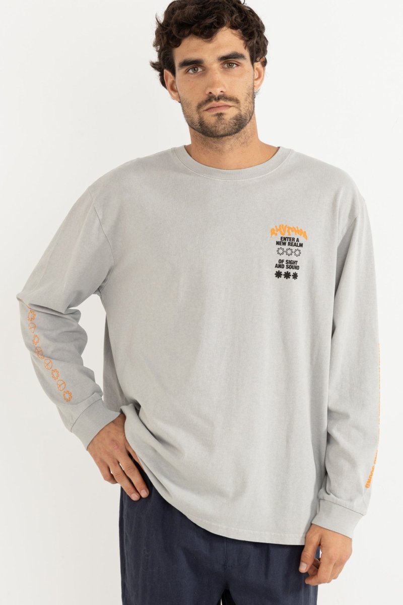 American Vintage T-shirt Homme Sonoma - BLANC 53 Manches Longues Blanc - E25 Livraison Gratuite | Vêtements