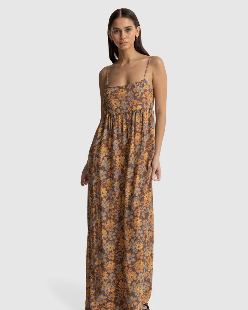 Oasis Floral - Robe Longue FemmeDressRhythm