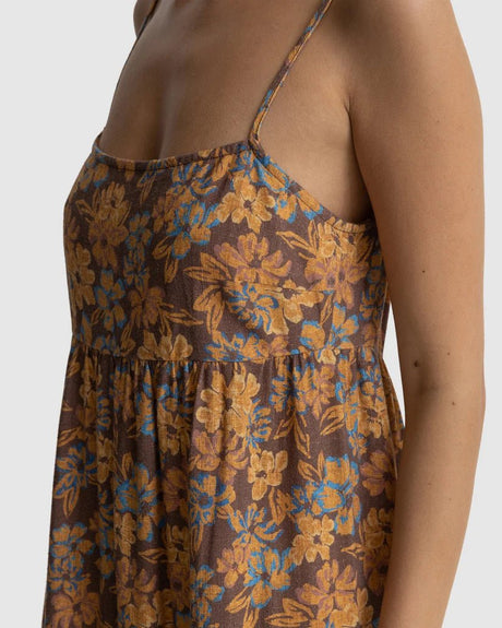 Oasis Floral - Robe Longue FemmeDressRhythm